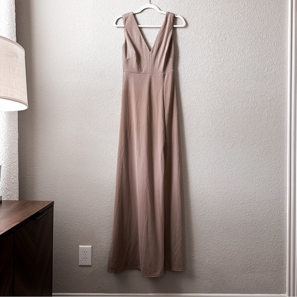 Birdy Grey Shamin Dress in Taupe Bridesmaid Cocktail - Picture 2 of 5